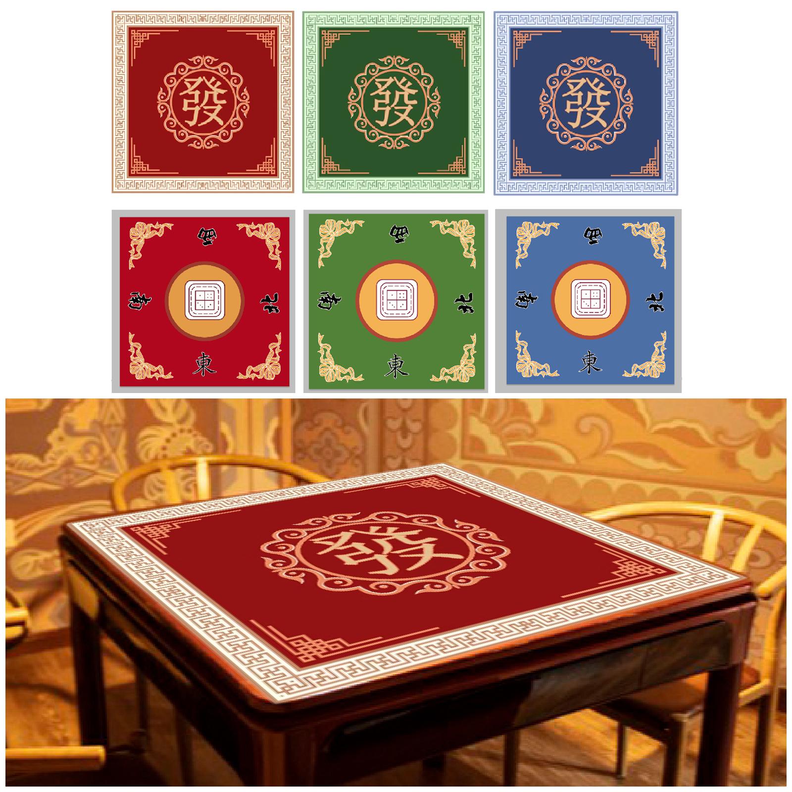 Desk Setup Desk - Mahjongg Mat Mahjong Game Table Cover