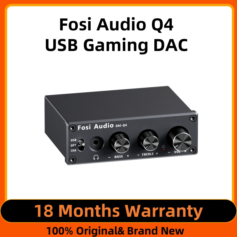 Desk Setup Speakers - Fosi Audio Q4 Mini Stereo USB