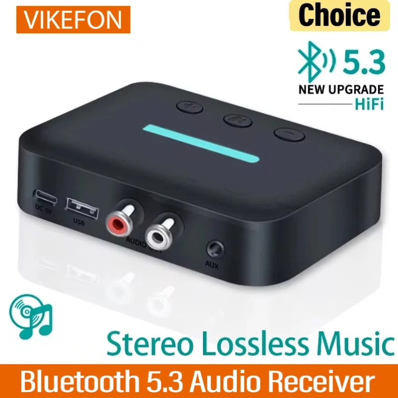 Desk Setup Speakers - Bluetooth 5.3 Audio Adapter Wireless Receiver