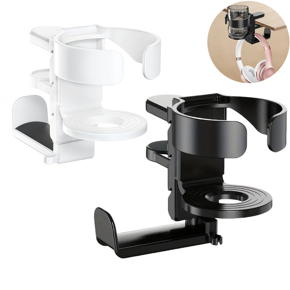 Desk Setup Headphones - Adjustable Under Desk Clamp for Headphones