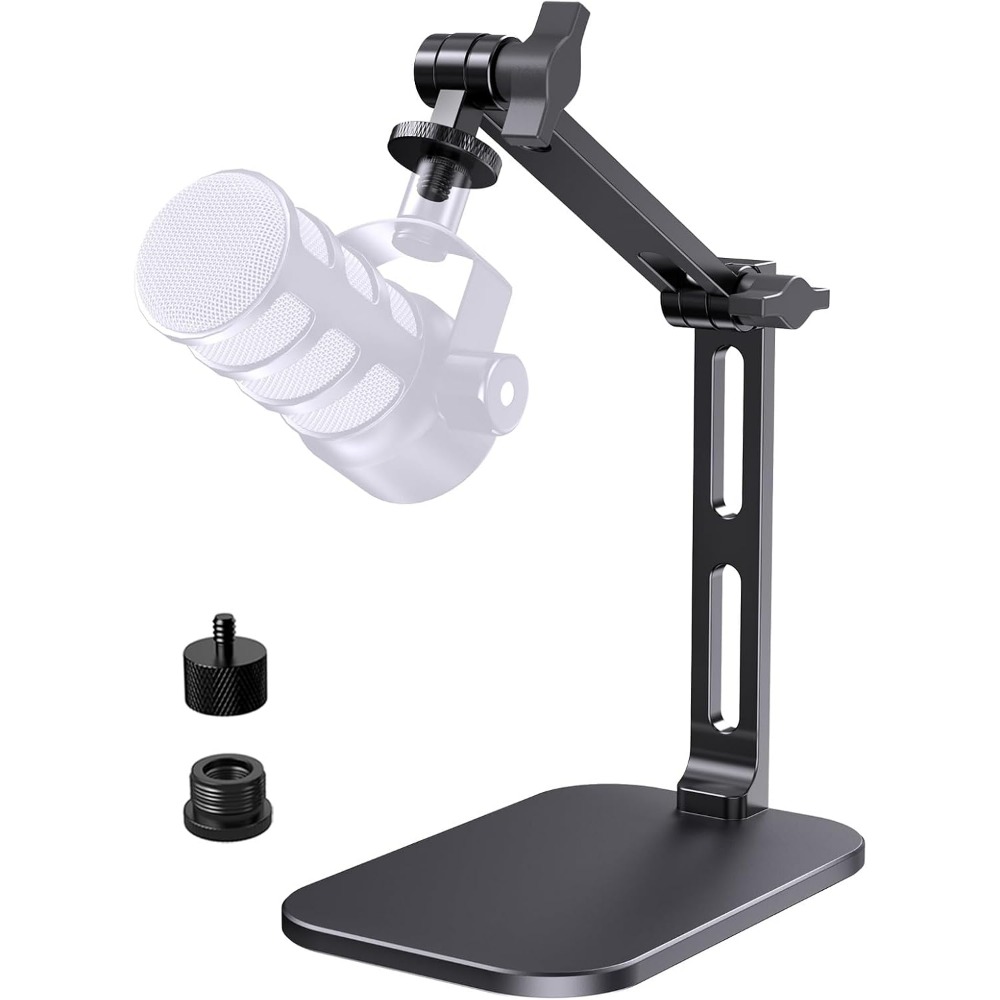 Desk Setup Stand - Durable Desk Mic Stand, Max Load