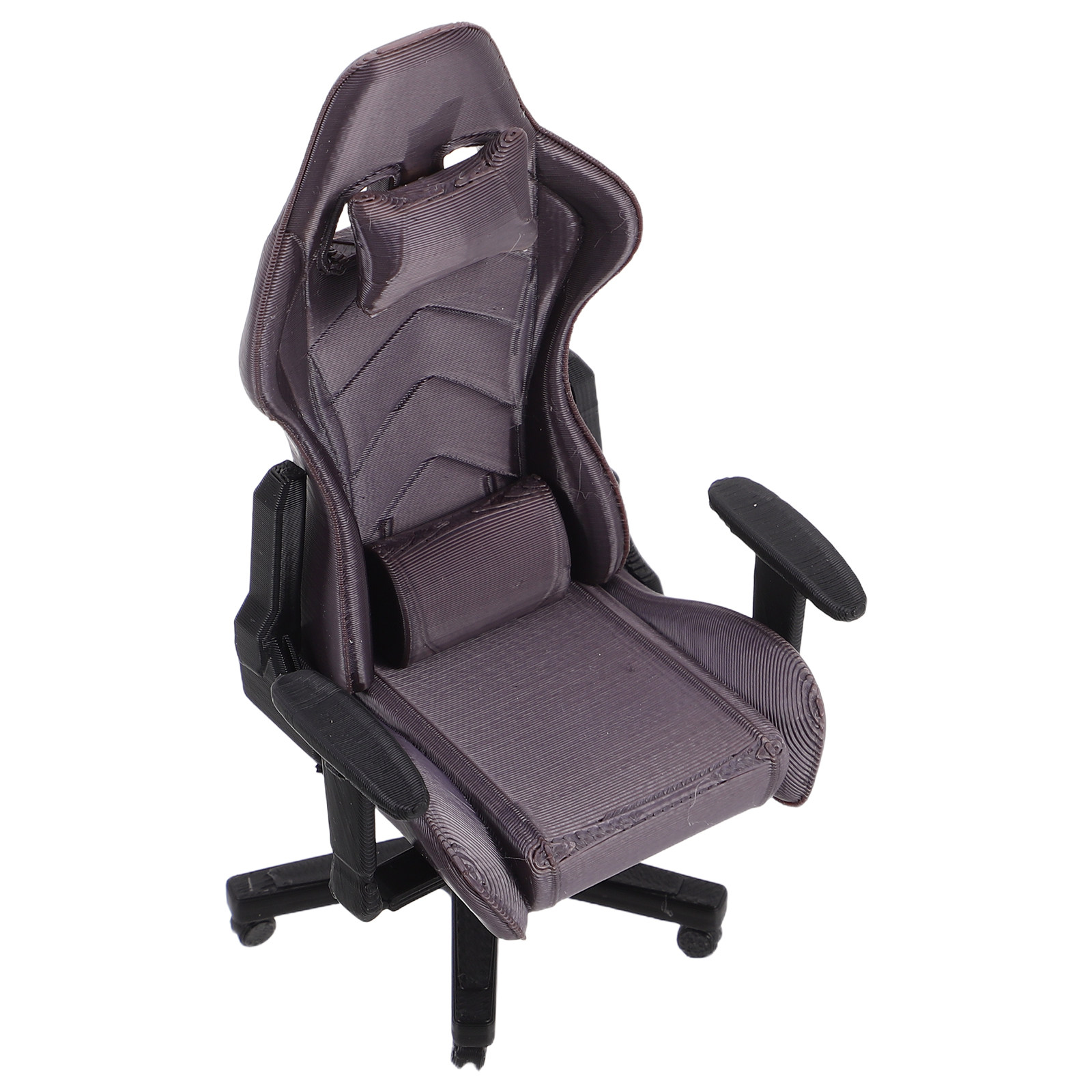 Gaming Setup Desk - Miniature Gaming Desk Chair 1:12 Scale