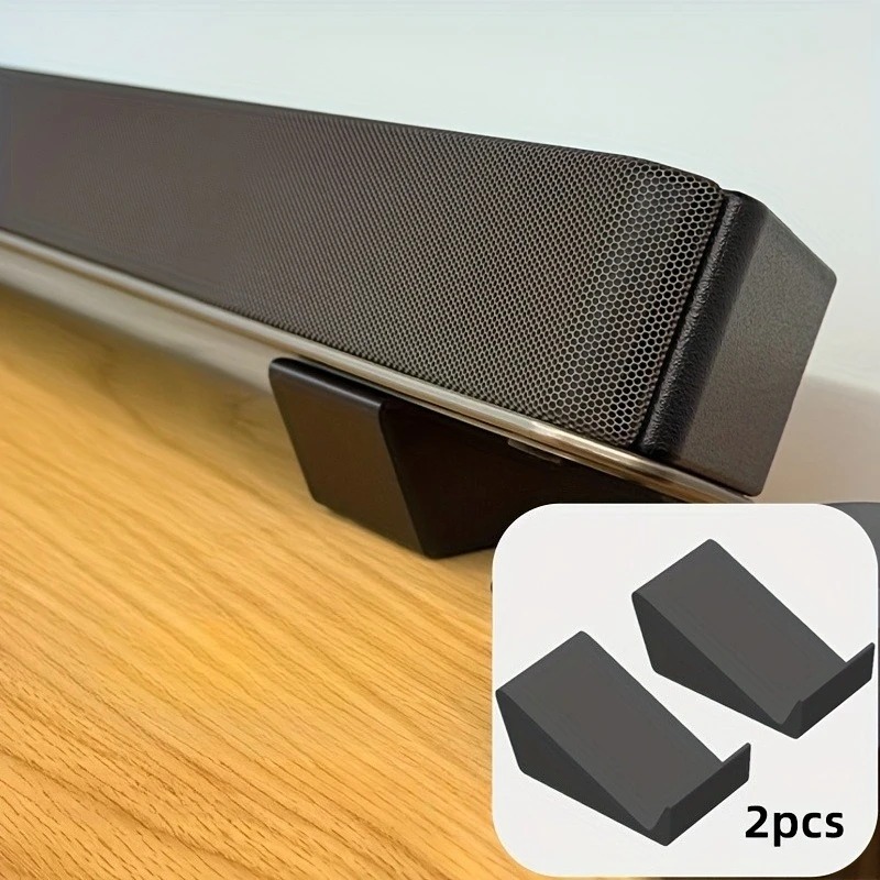 Desk Setup Speakers - Universal Adjustable Soundbar Stand Base Multi-Brand