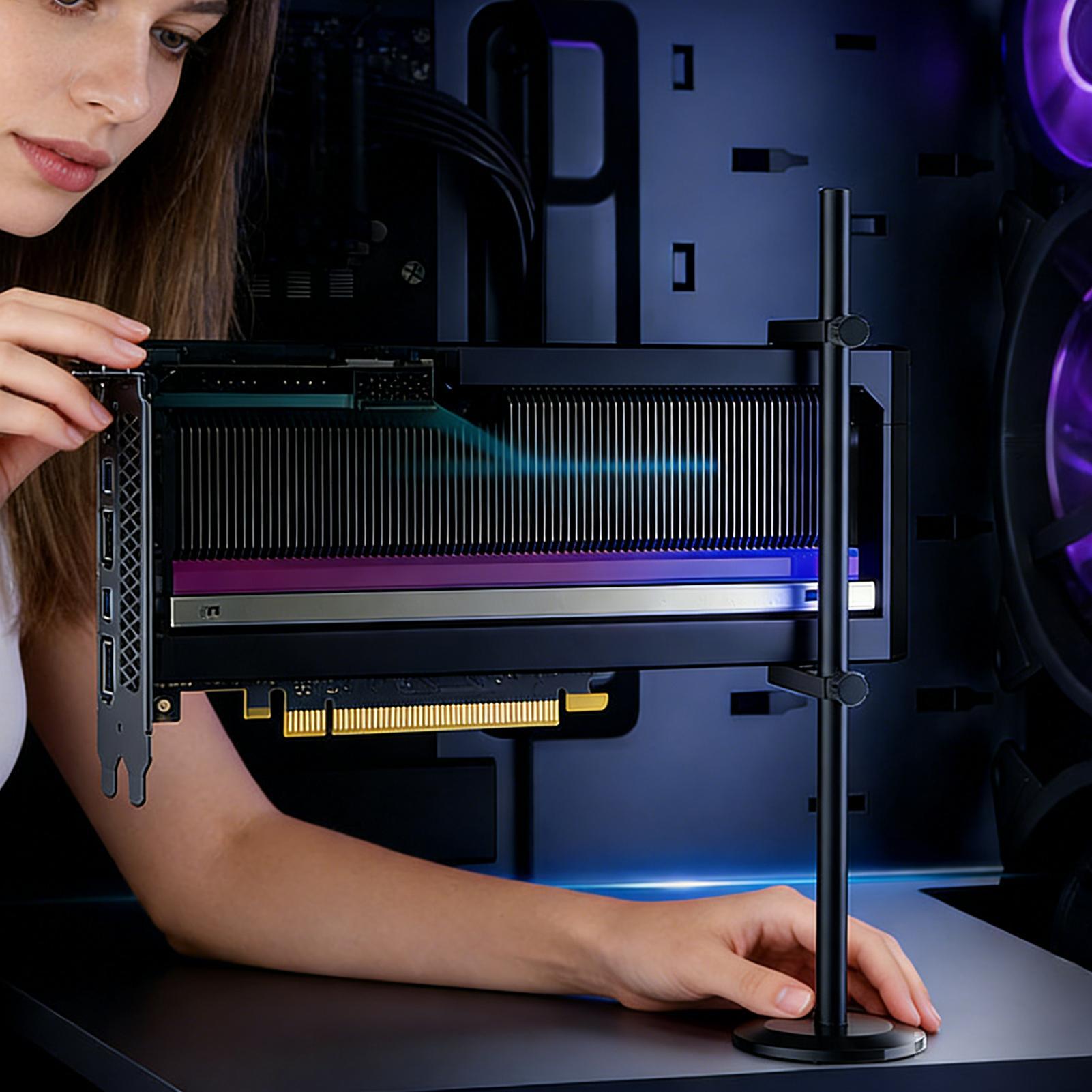 Desk Setup Videos - GPU Support Bracket With Jack Magnetic