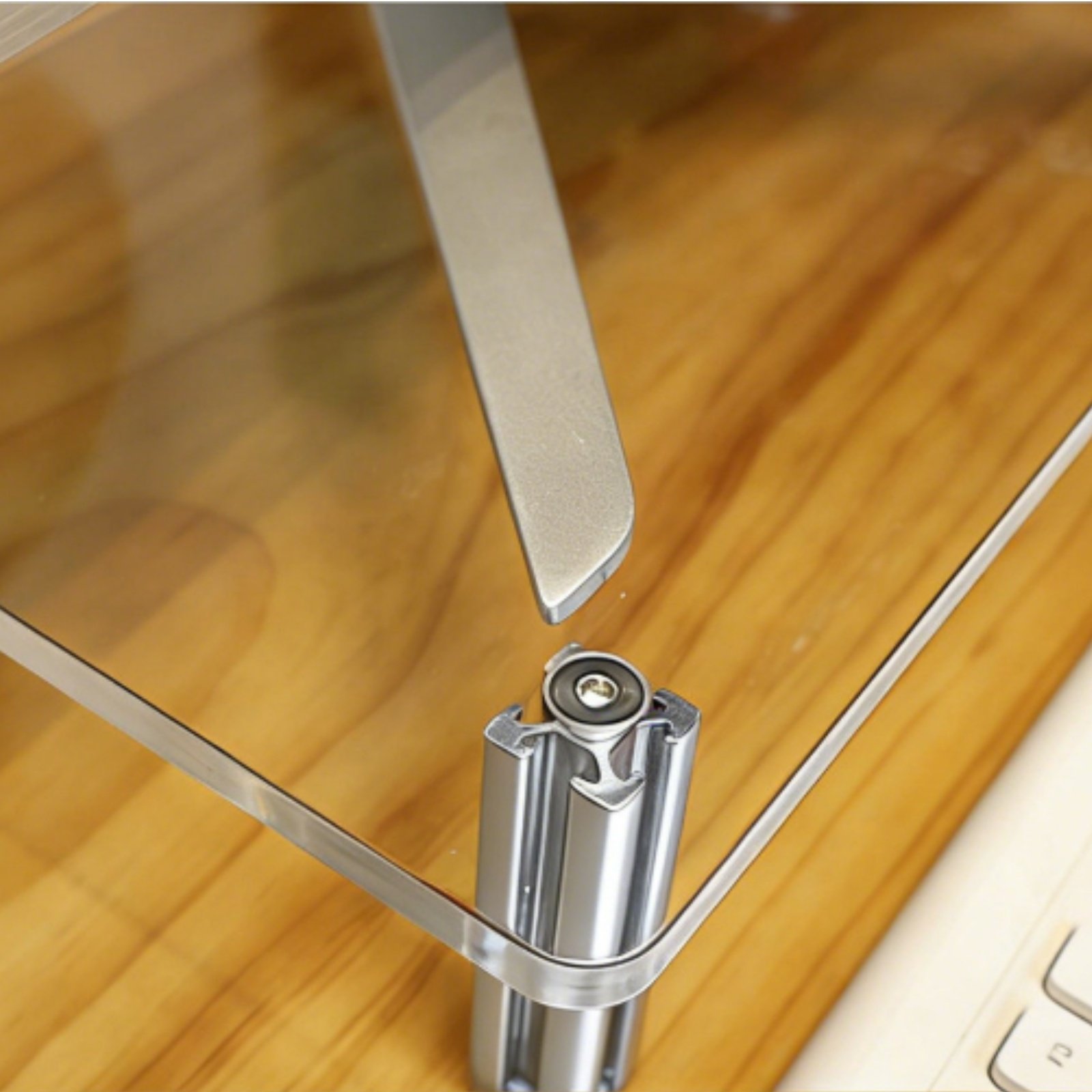 Setup Desk Monitor - Acrylic Monitor Stand Easy to Spotless