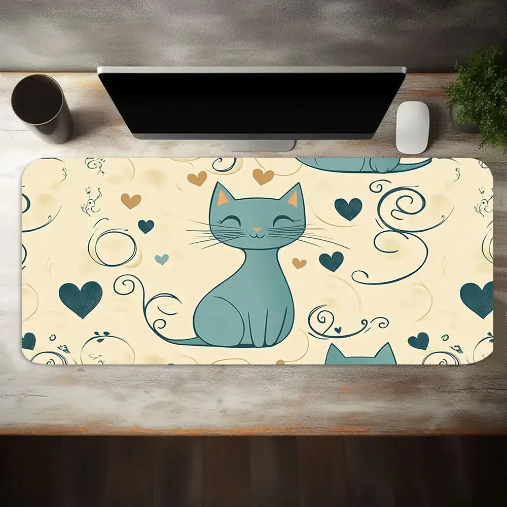 Gaming Setup Desk - Gaming Mouse Pad 1PC Animal Cartoon