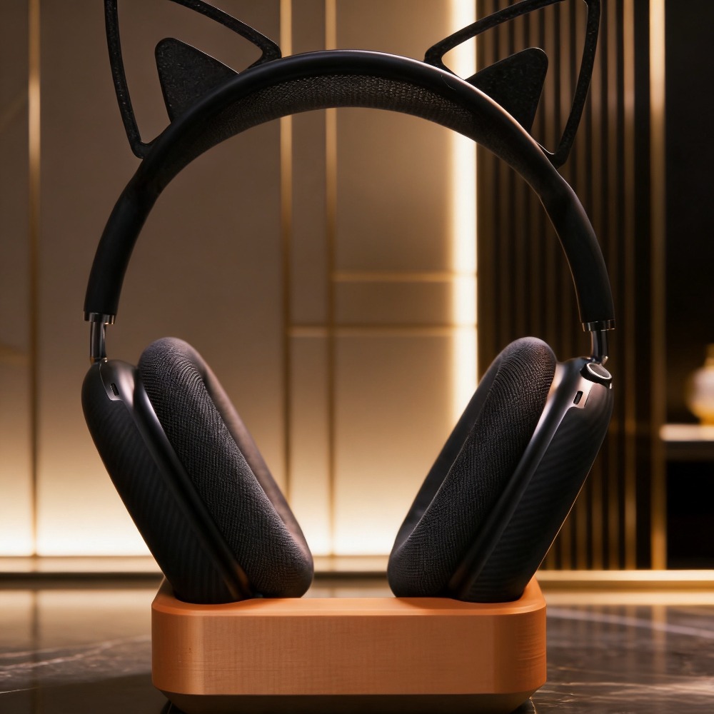 Desk Setup Headphones - Headphone Sleep Compartment Customied for AirPods