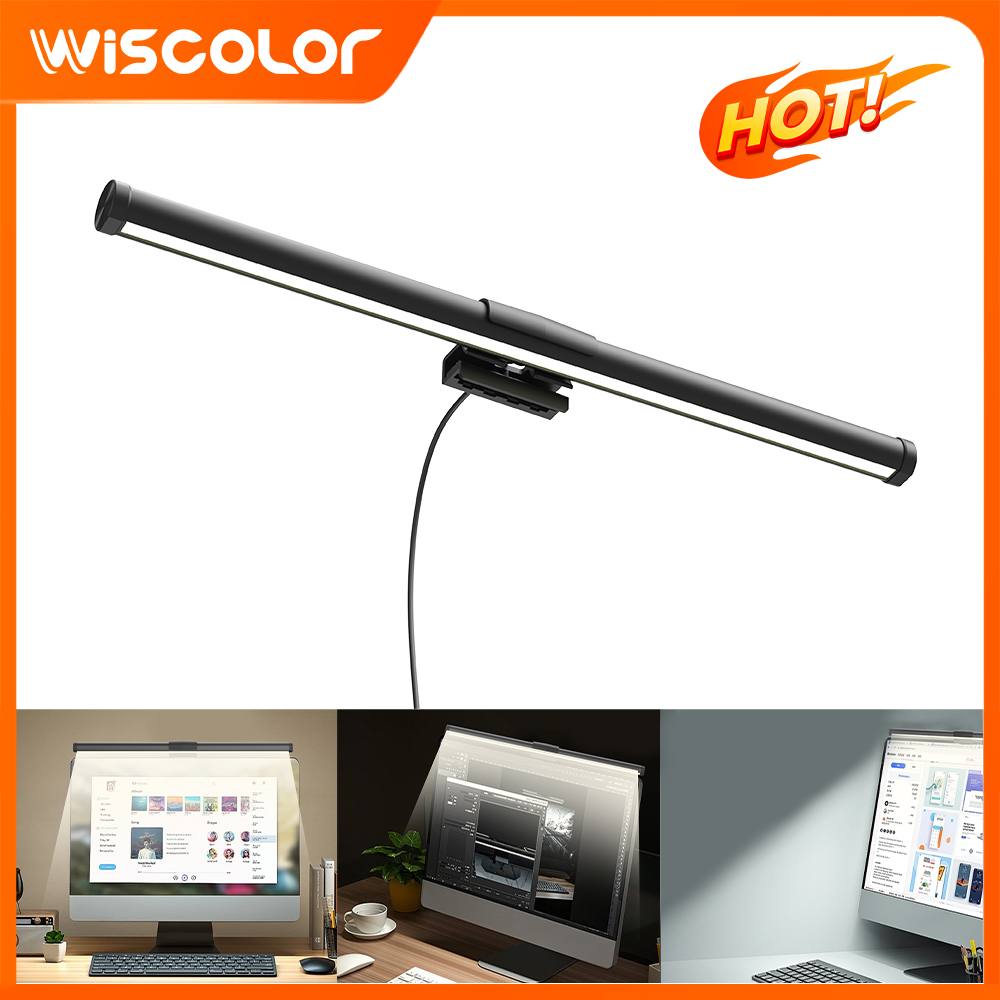 Setup Desk Monitor - Monitor Light Bar Led Light Desk