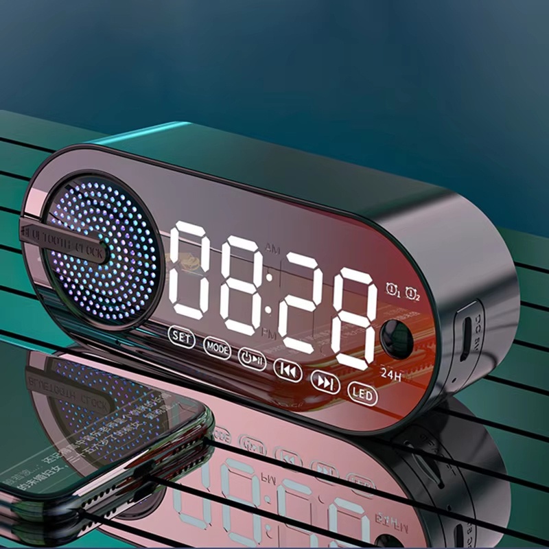 USB Charging FM Radio Alarm Cl - Desk Setup Speakers 评论和价格