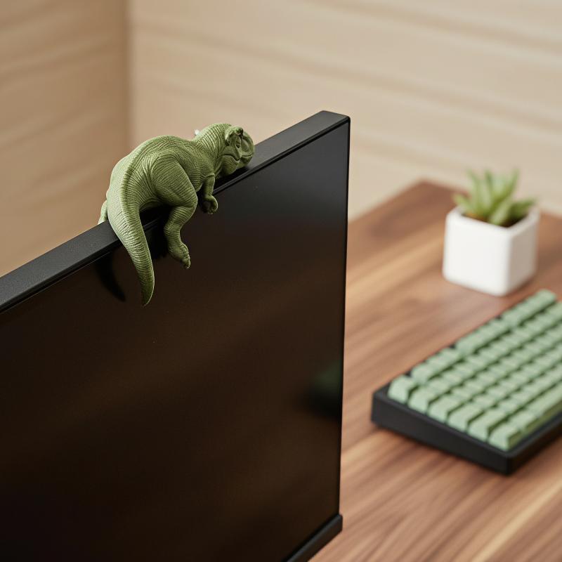 Sleeping Tyrannosaurus Rex Mon - Setup Desk Monitor 评论和价格