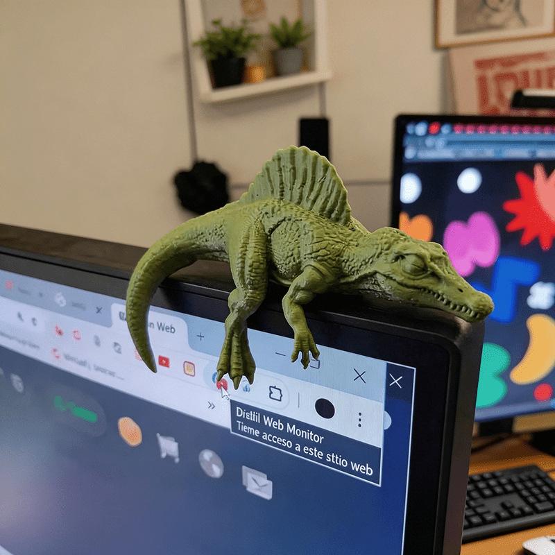 Sleeping Tyrannosaurus Rex Mon - Setup Desk Monitor 评论和价格