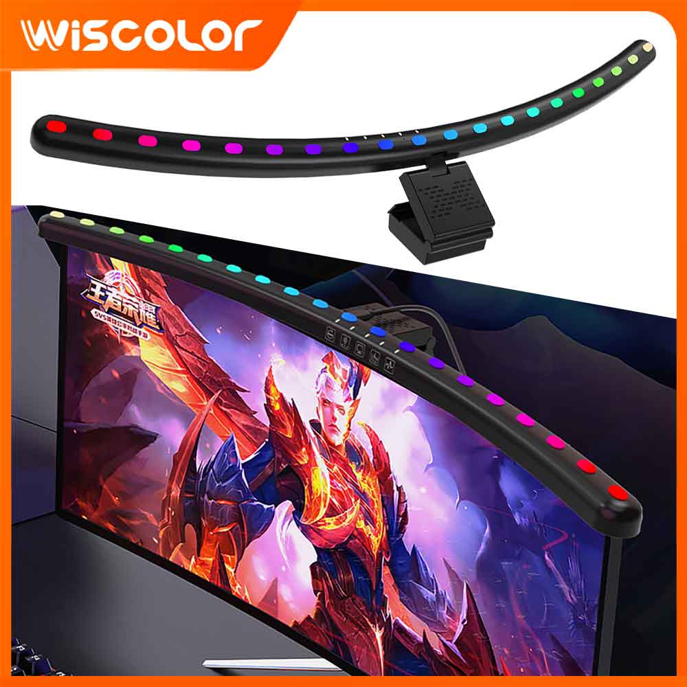 RGB Light Bar Monitor Smart Wi - Setup Desk Monitor 评论和价格
