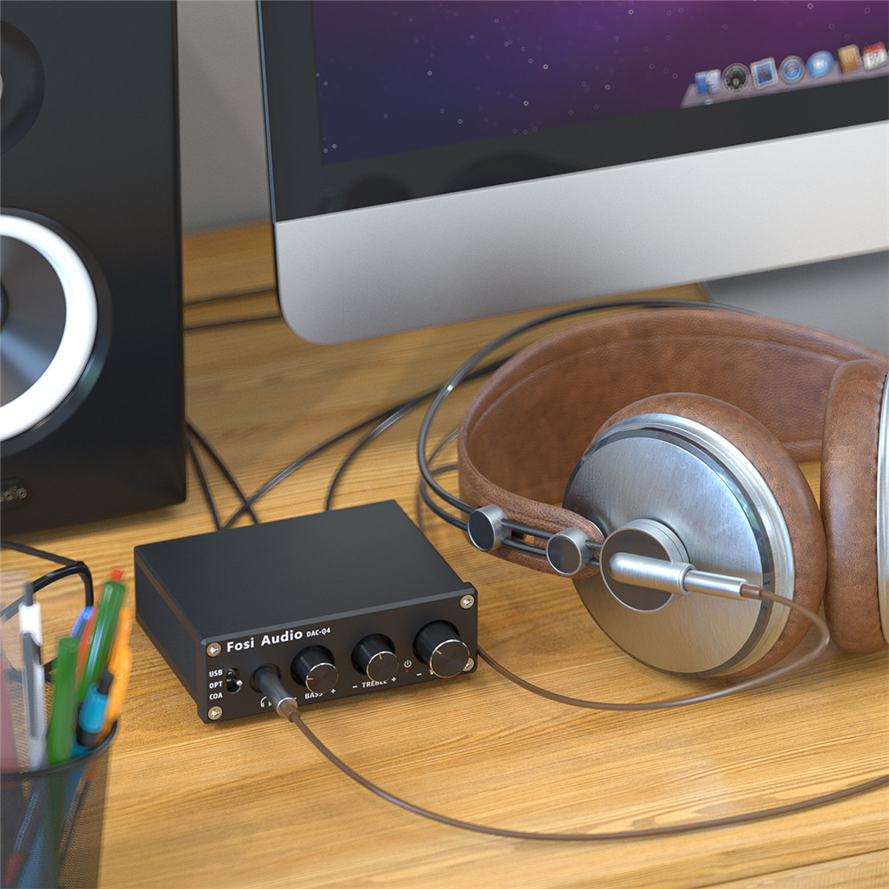 Fosi Audio Q4 Mini Stereo USB  - Desk Setup Speakers 评论和价格