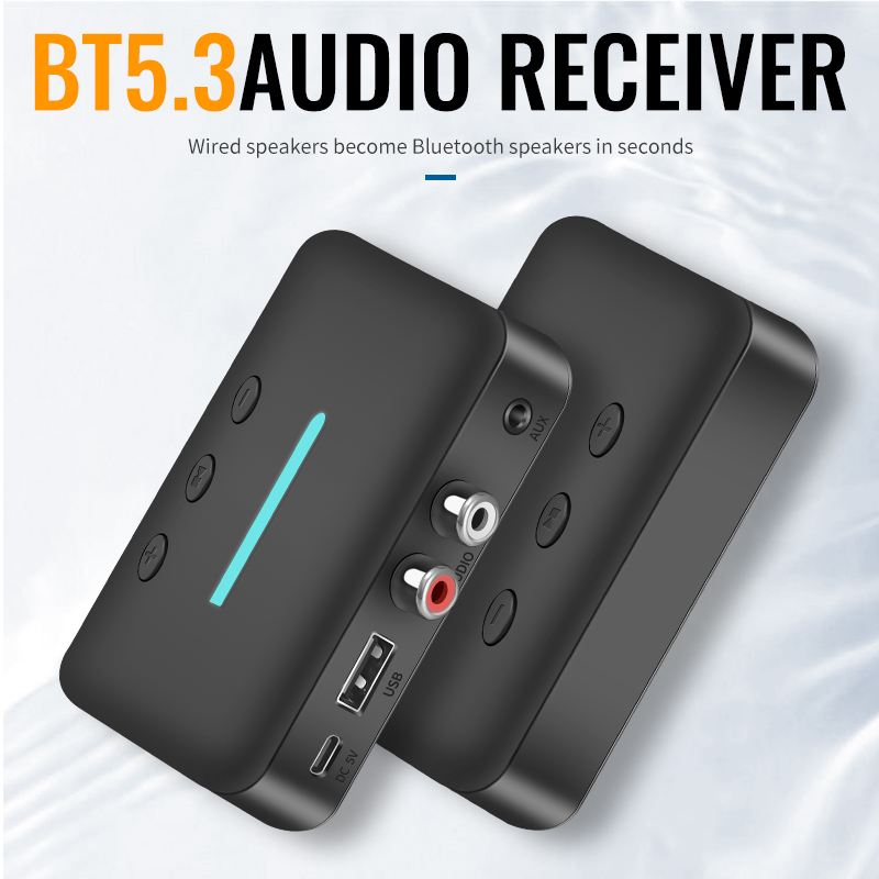 USB Bluetooth 5.3 Audio Receiv - Desk Setup Speakers 评论和价格