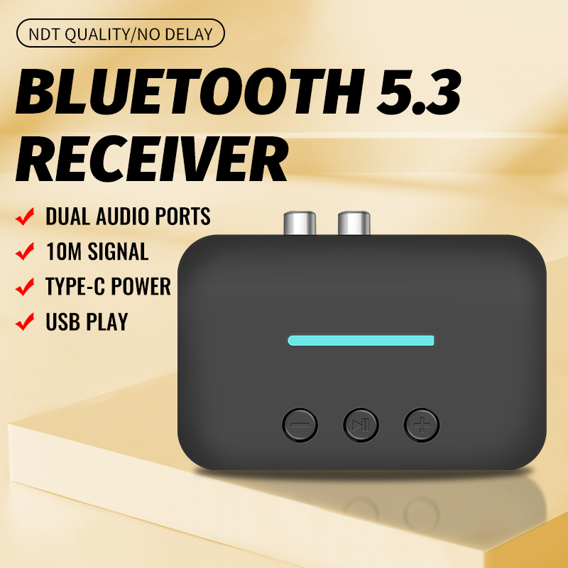 USB Bluetooth 5.3 Audio Receiv - Desk Setup Speakers 评论和价格