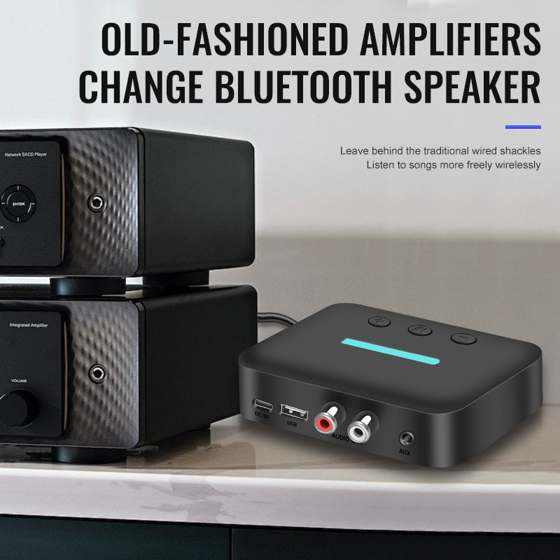 USB Bluetooth 5.3 Audio Receiv - Desk Setup Speakers 评论和价格