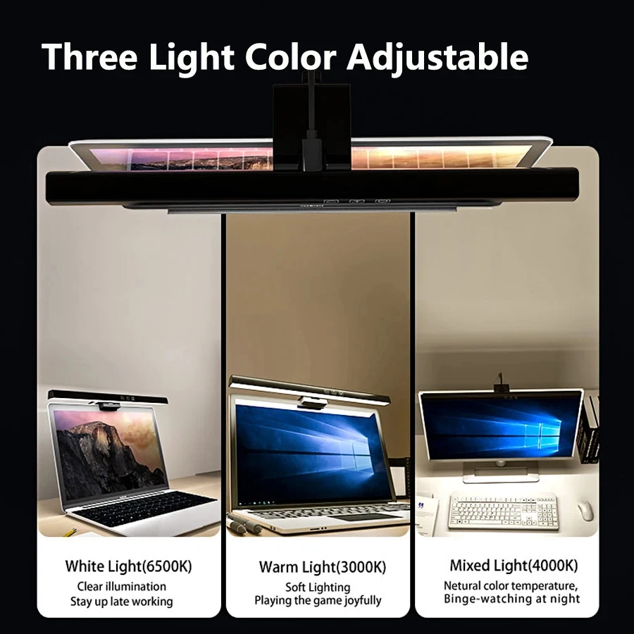 LED 33cm 50cm Monitor Light Ba - Setup Desk Monitor 评论和价格