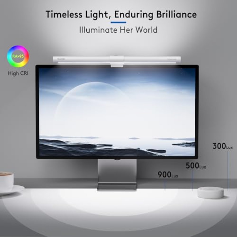 Monitor Light Bar with Remote, - Setup Desk Monitor 评论和价格