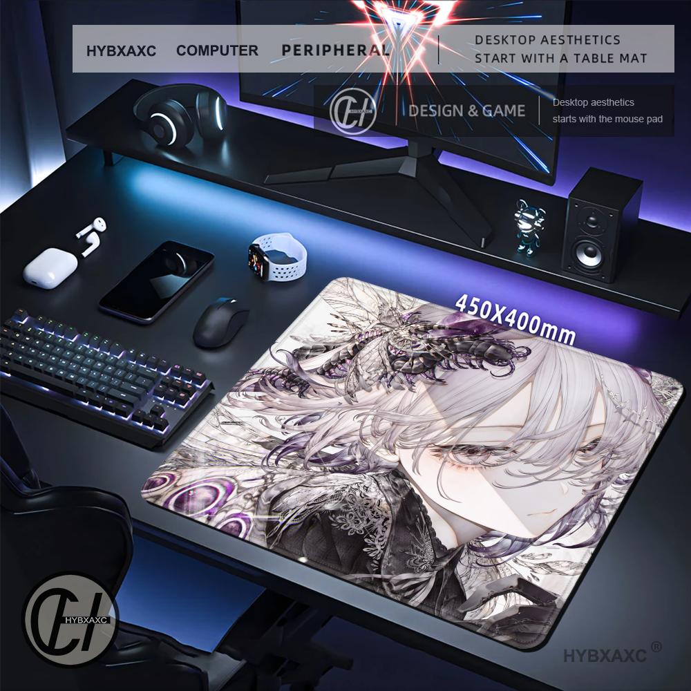 HYBXAXC Silver Hair Elegant Gi - Work Desk Home Setup 评论和价格