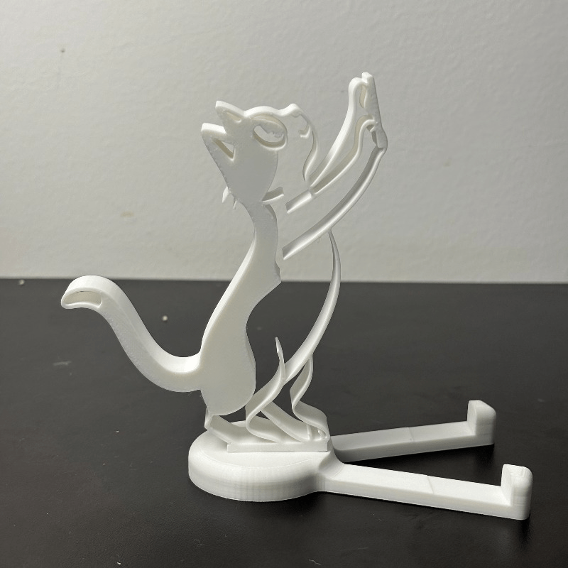 Abstract Hollow Line Cat Phone - Desk Setup Stand 评论和价格