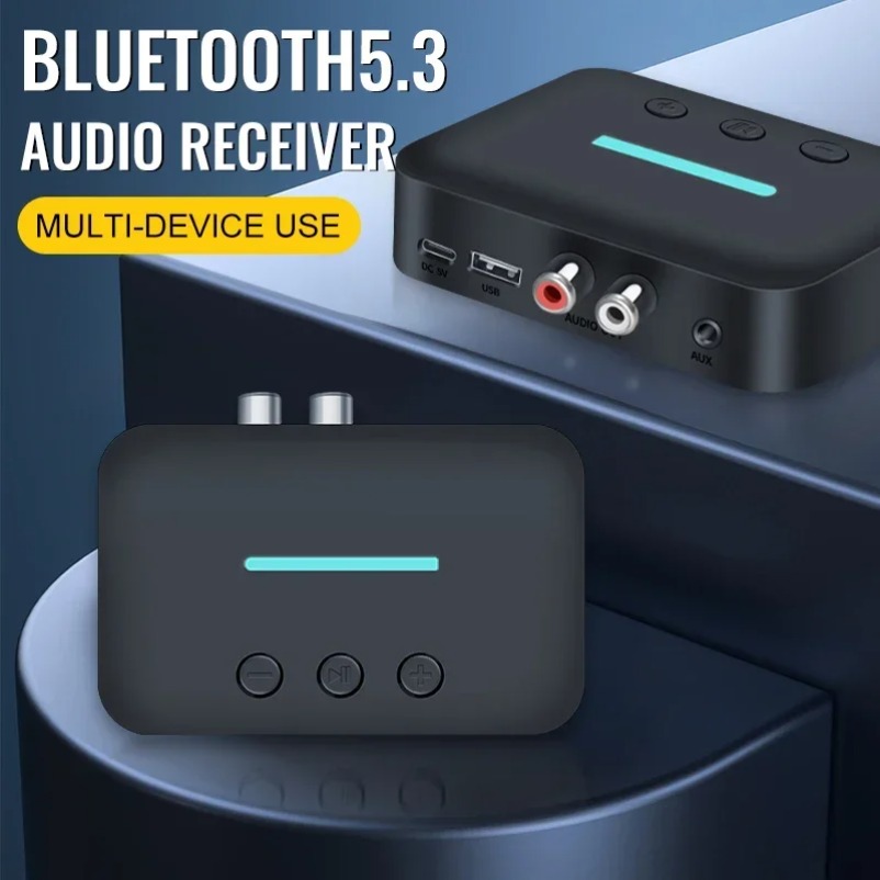 Bluetooth 5.3 Audio Adapter Wi - Desk Setup Speakers 评论和价格