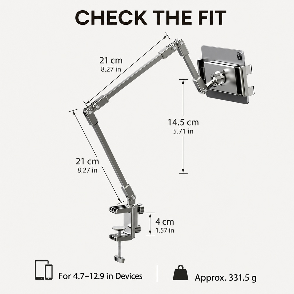 Adjustable Bed Phone Holder St - Desk Setup Stand 评论和价格