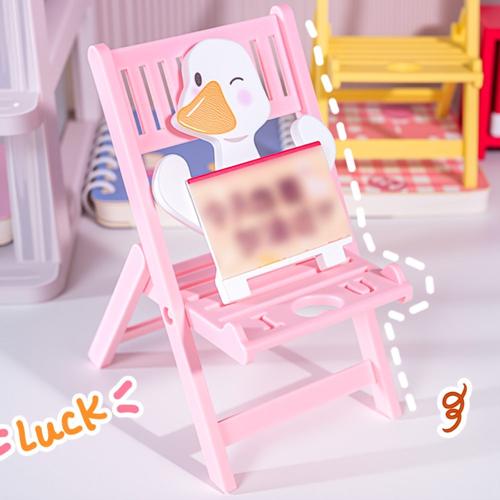 Mini Folding Chair Phone Stand - Desk Setup Videos 评论和价格