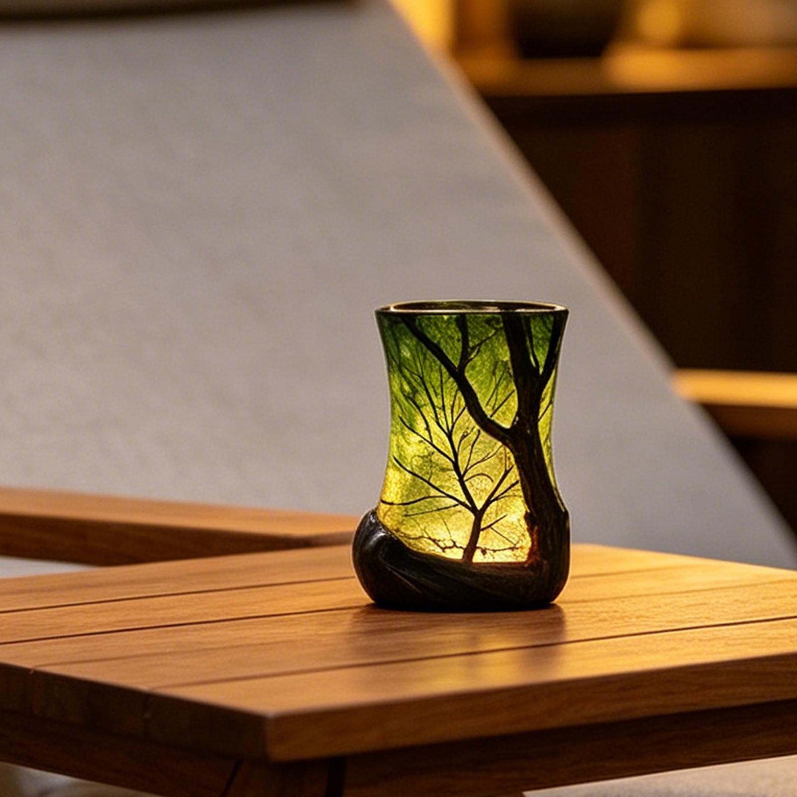 Bedside Table Lamp Forest Nigh - Desk Setup Desk 评论和价格