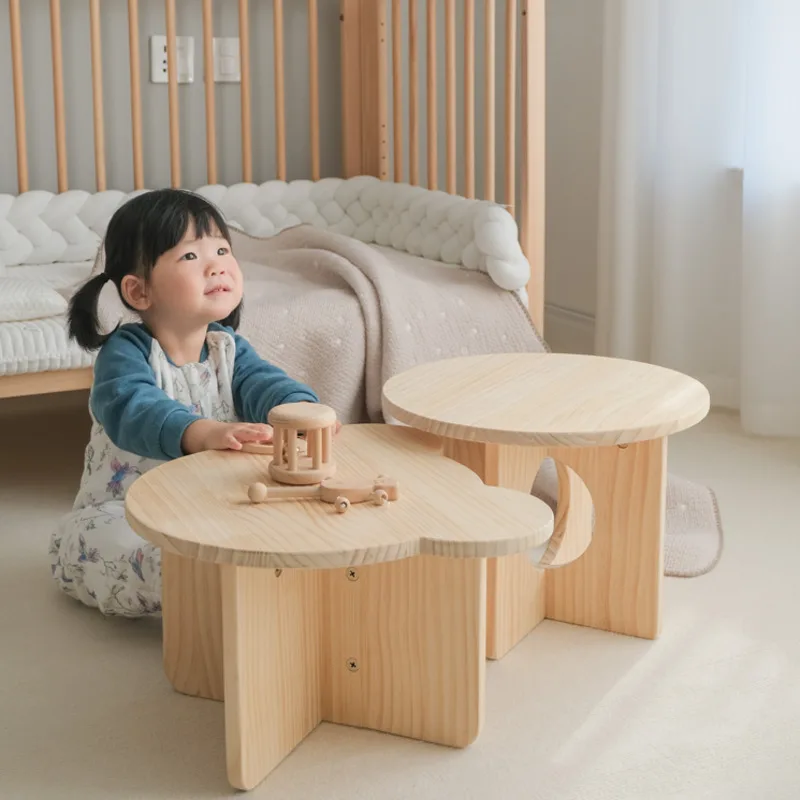 Solid Wood Children's Small Ta - Desk Setup Small Room 评论和价格