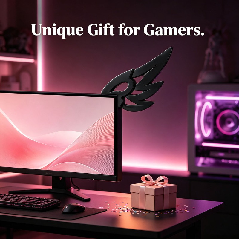 Kawaii 3D Wing Decor for Compu - Setup Desk Monitor 评论和价格