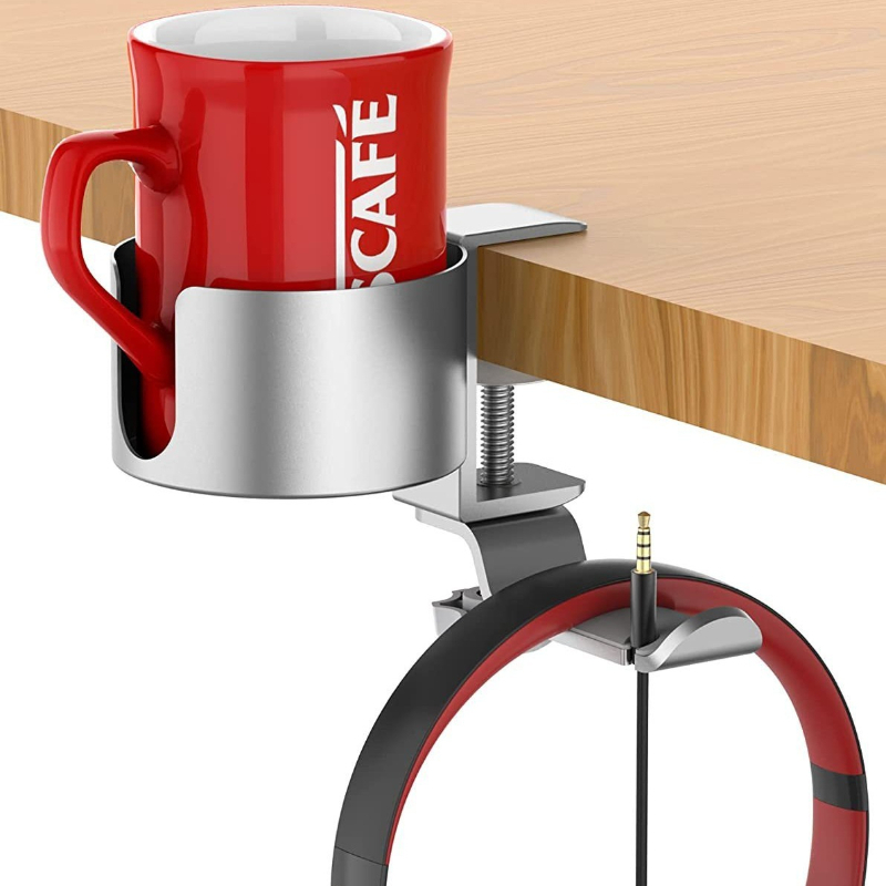 360° Rotating Cup Holder Alumi - Desk Setup Headphones 评论和价格