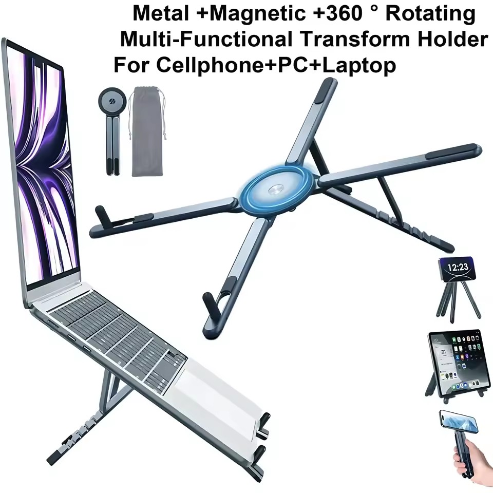 Portable Magnetic Phone Holder - Desk Setup Stand 评论和价格