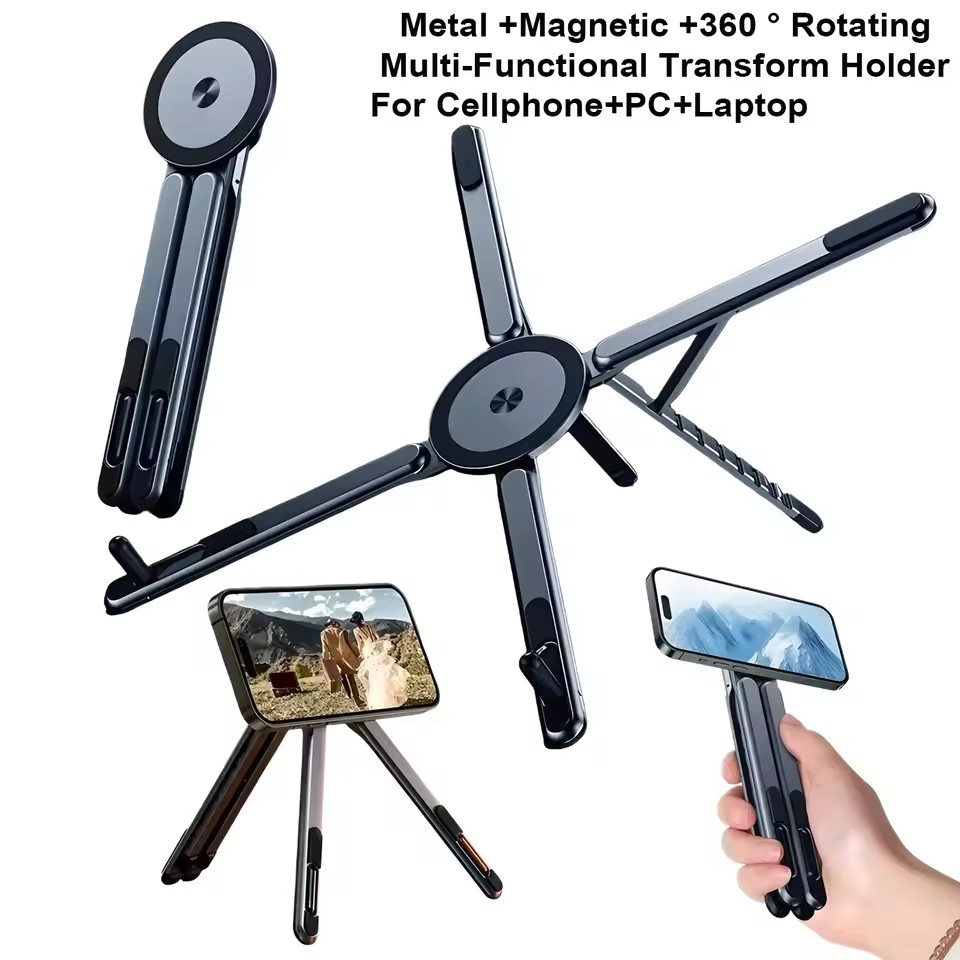 Portable Magnetic Phone Holder - Desk Setup Stand 评论和价格