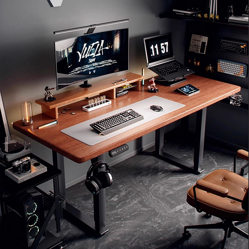 Folding Tables Gamer Computer  - Desk Setup Oak 评论和价格