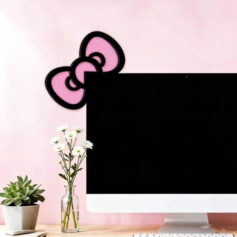 New 1/2Pcs Wooden Bowknot PC A - Gaming Setup Desk 评论和价格