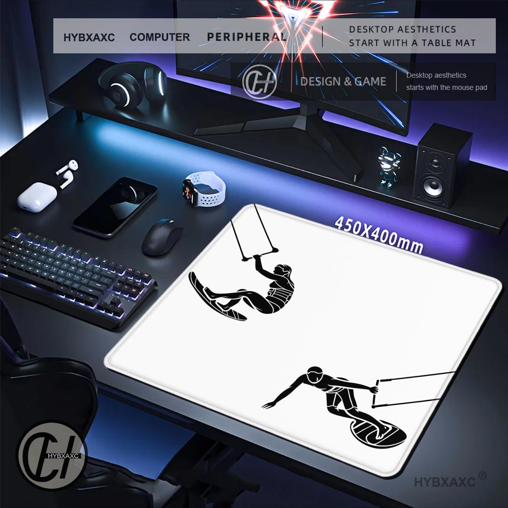 HYBXAXC Kitesurf Line Art Mous - Work Desk Home Setup 评论和价格