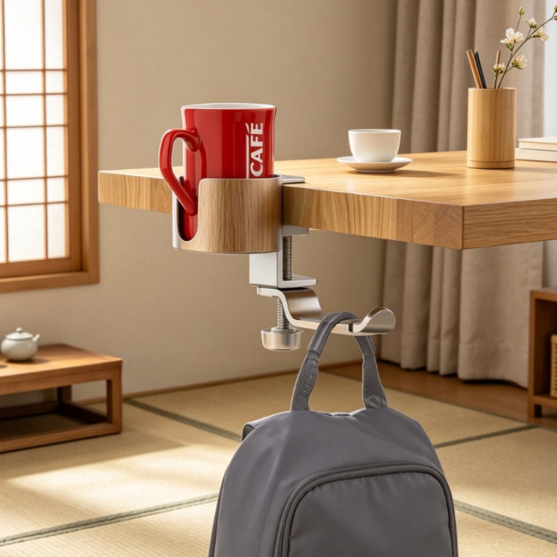 Premium Rotating Cup Holder Al - Desk Setup Headphones 评论和价格