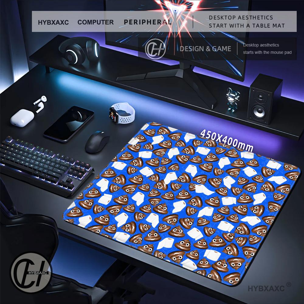HYBXAXC Poop Emoji Pattern Sma - Work Desk Home Setup 评论和价格