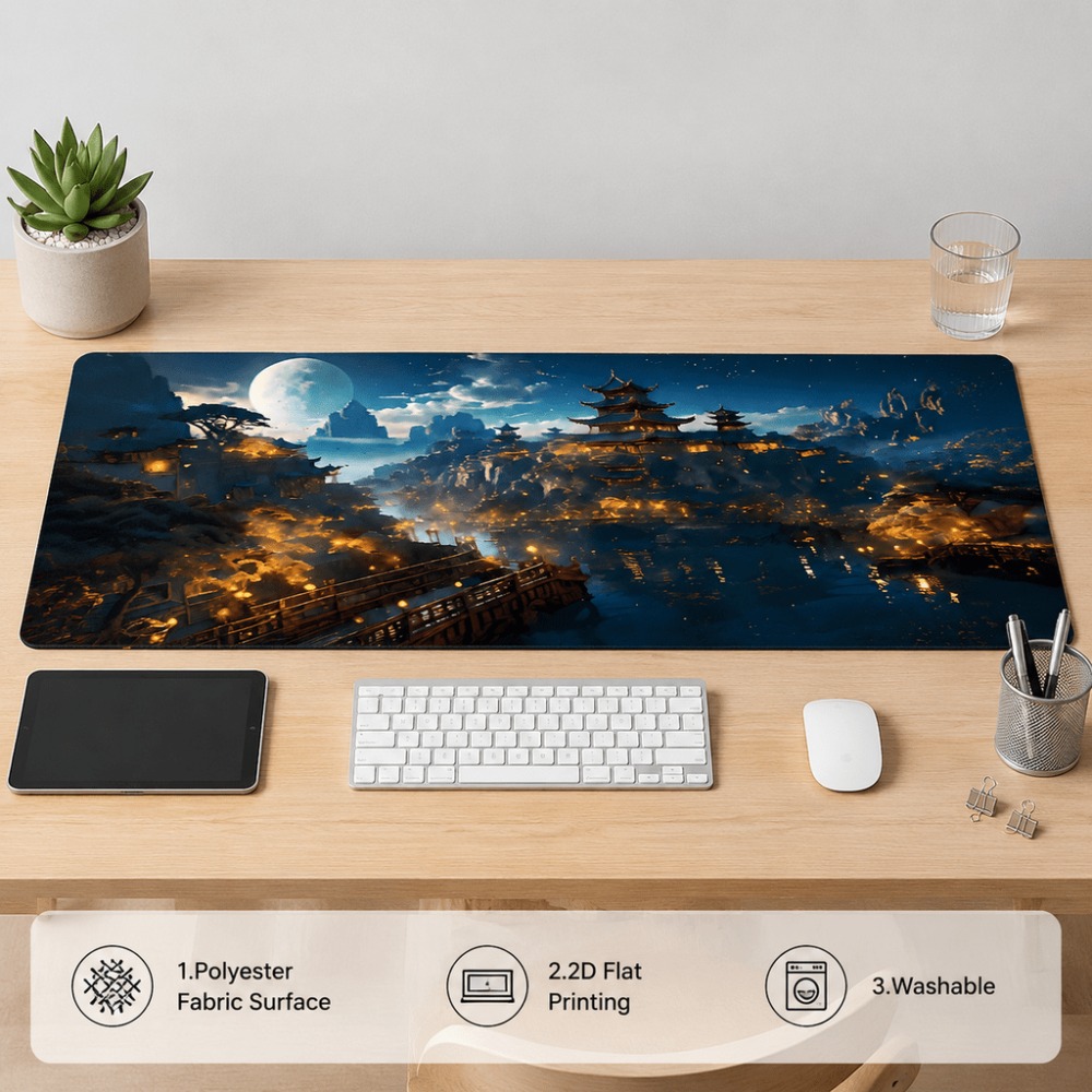 Original fantasy night city mo - Work Desk Home Setup 评论和价格