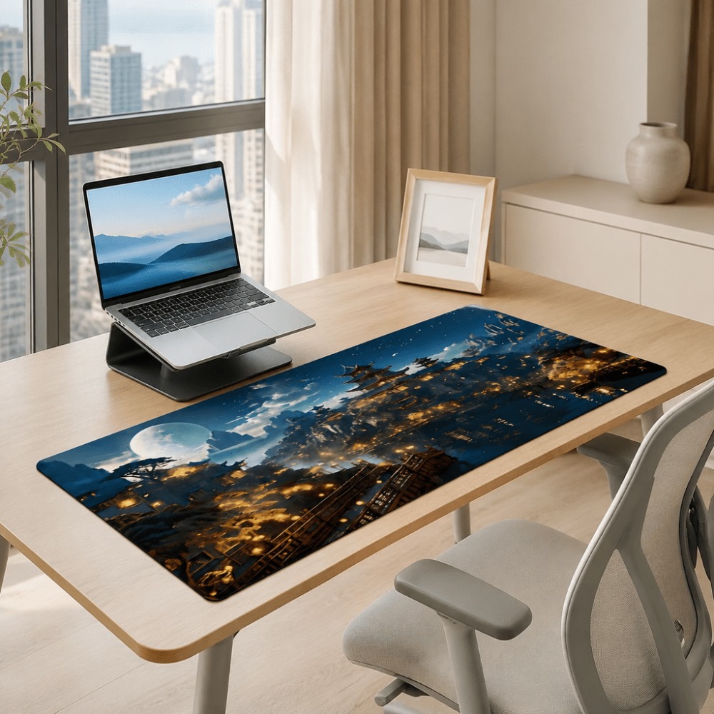 Original fantasy night city mo - Work Desk Home Setup 评论和价格
