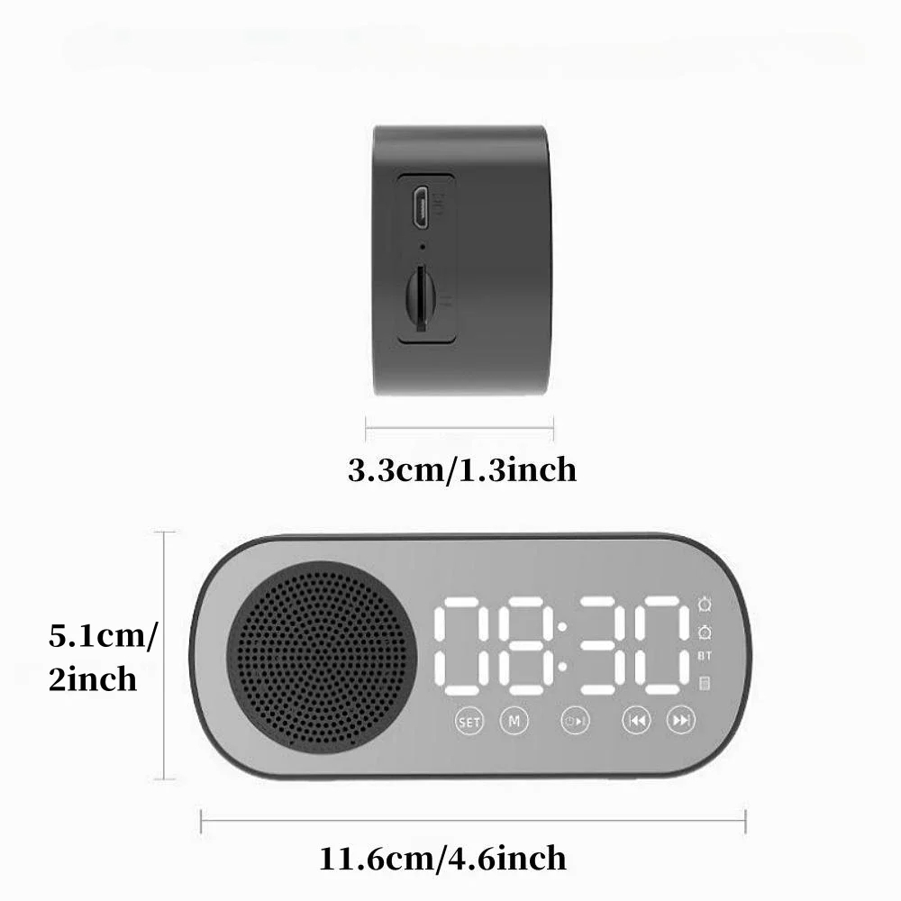 USB Plug-in Mirror Digital Ala - Desk Setup Speakers 评论和价格