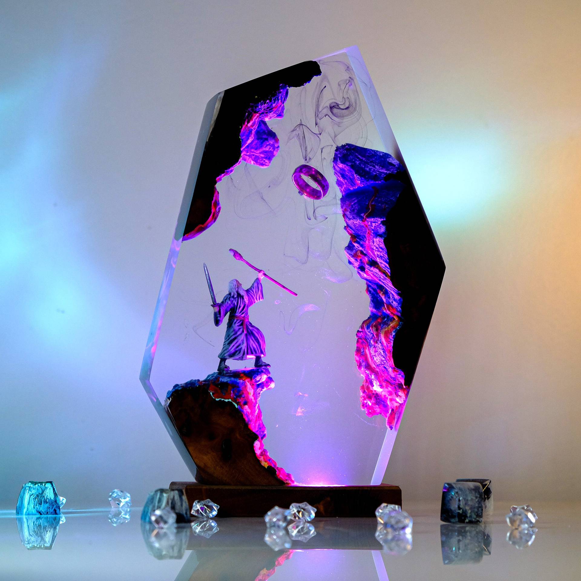 Movie Scence Figure Table Resi - Desk Setup Desk 评论和价格