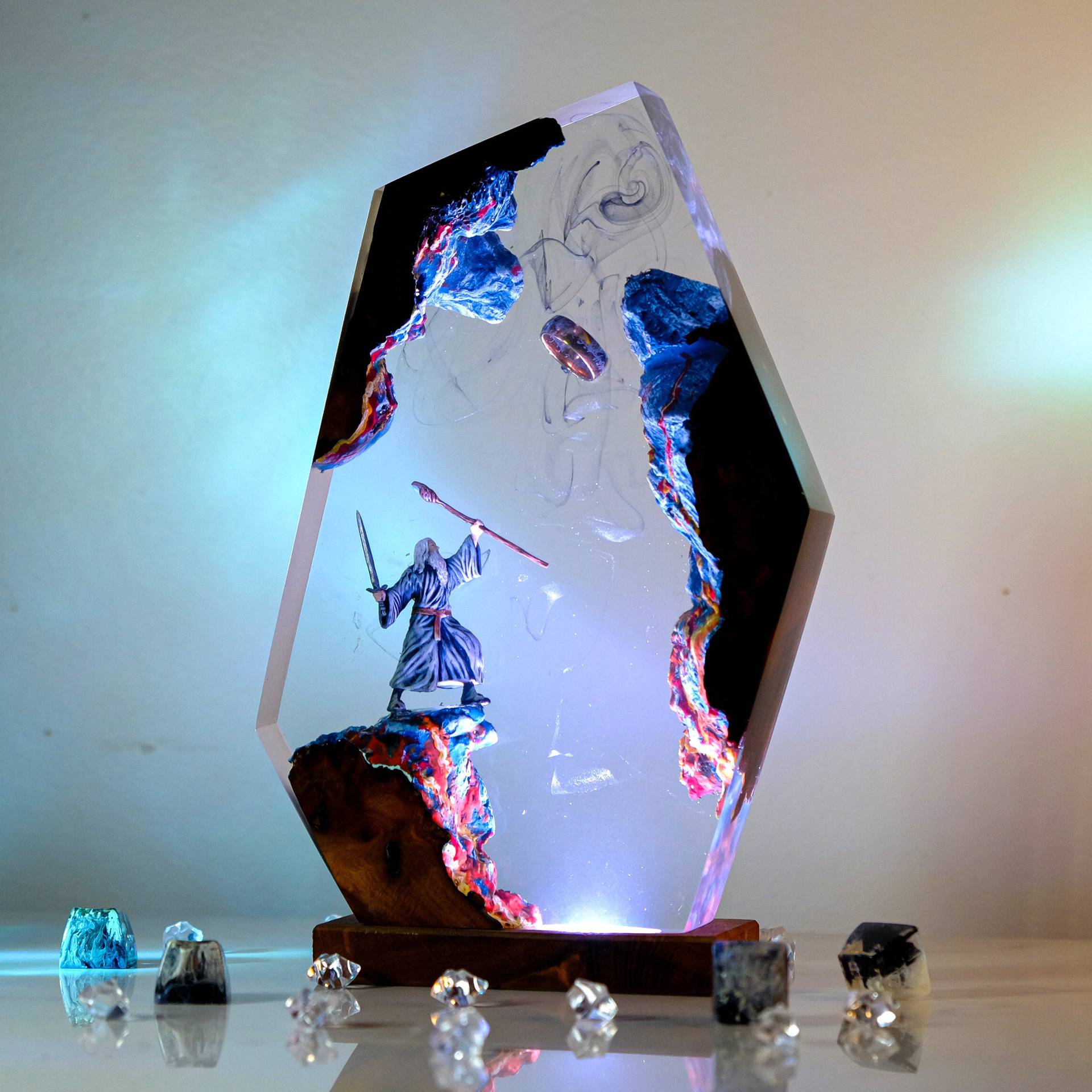 Movie Scence Figure Table Resi - Desk Setup Desk 评论和价格