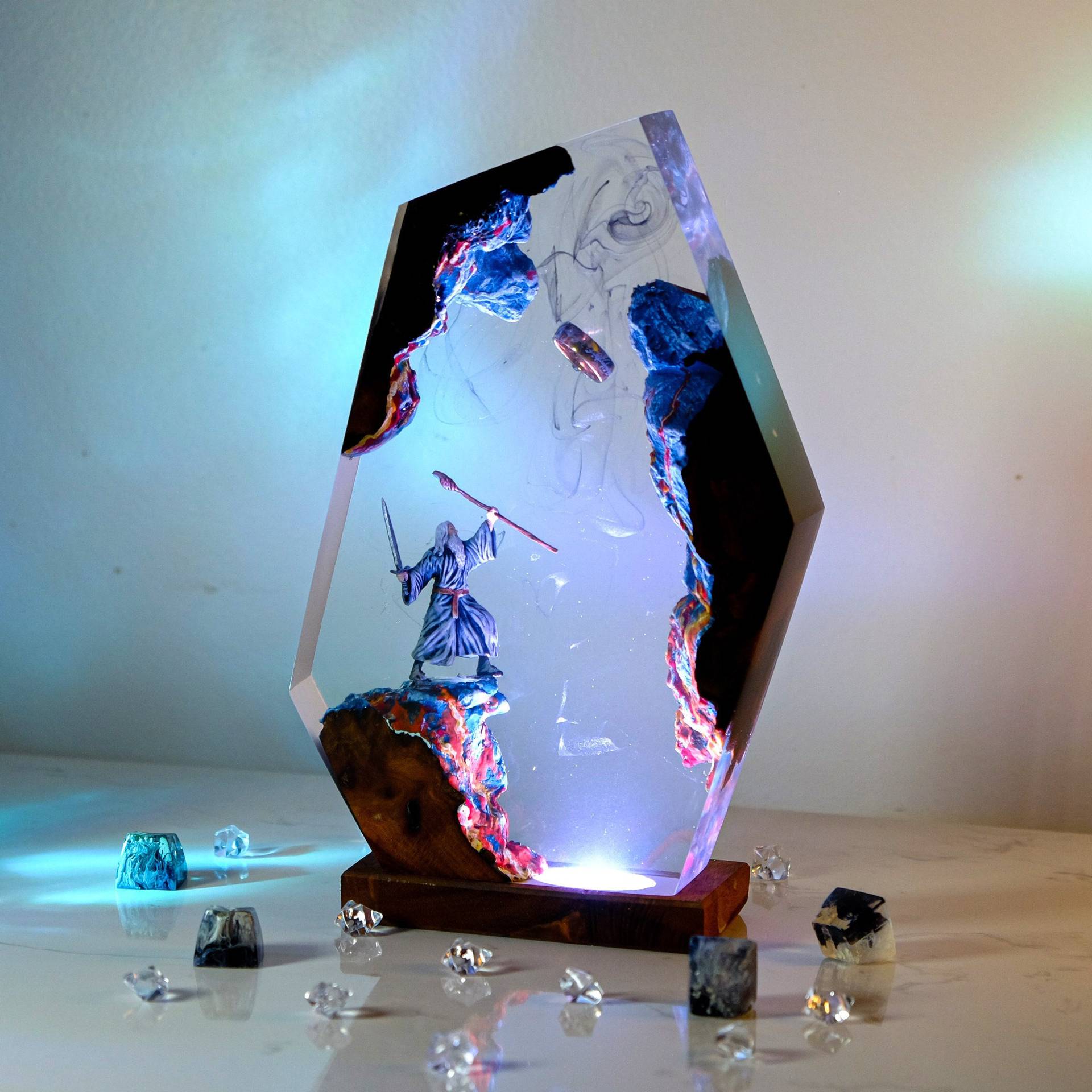 Movie Scence Figure Table Resi - Desk Setup Desk 评论和价格
