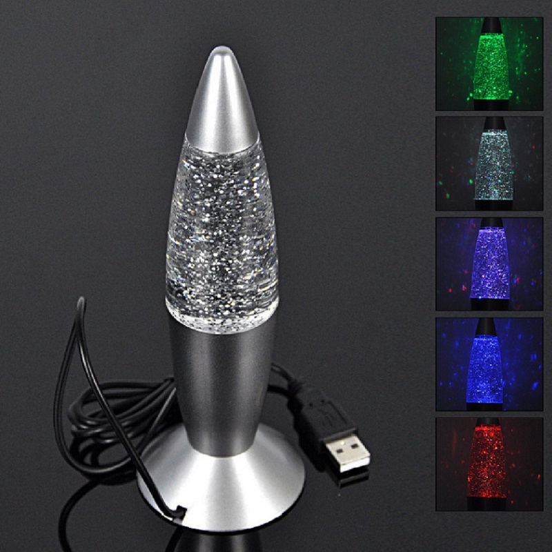 LED Rocket Lamp USB Color Chan - Gaming Setup Desk 评论和价格