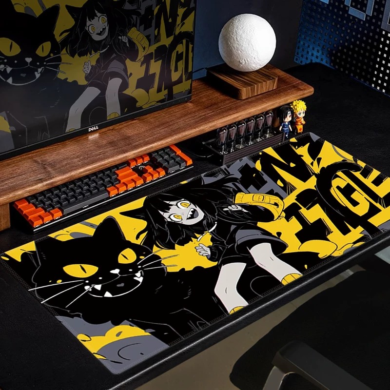 Anime Black Cat Gaming Mouse P - Desk Setup Gaming Pc 评论和价格