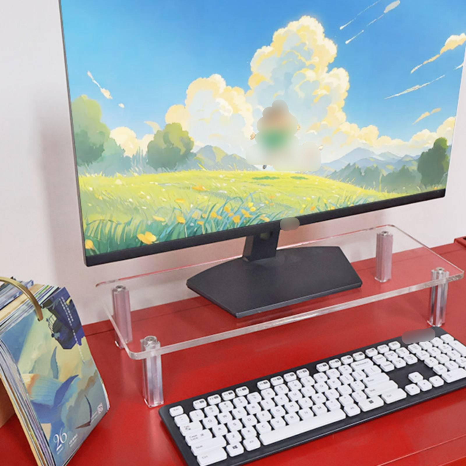 Acrylic Monitor Stand Easy to  - Setup Desk Monitor 评论和价格