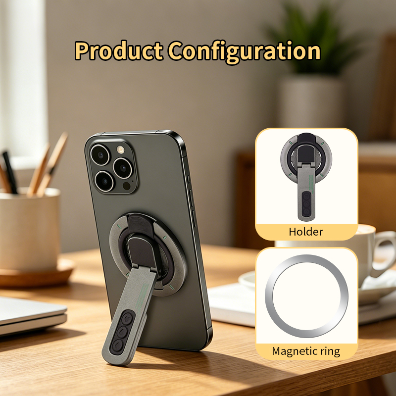 Double-Sided Magnetic Phone Ri - Desk Setup Stand 评论和价格