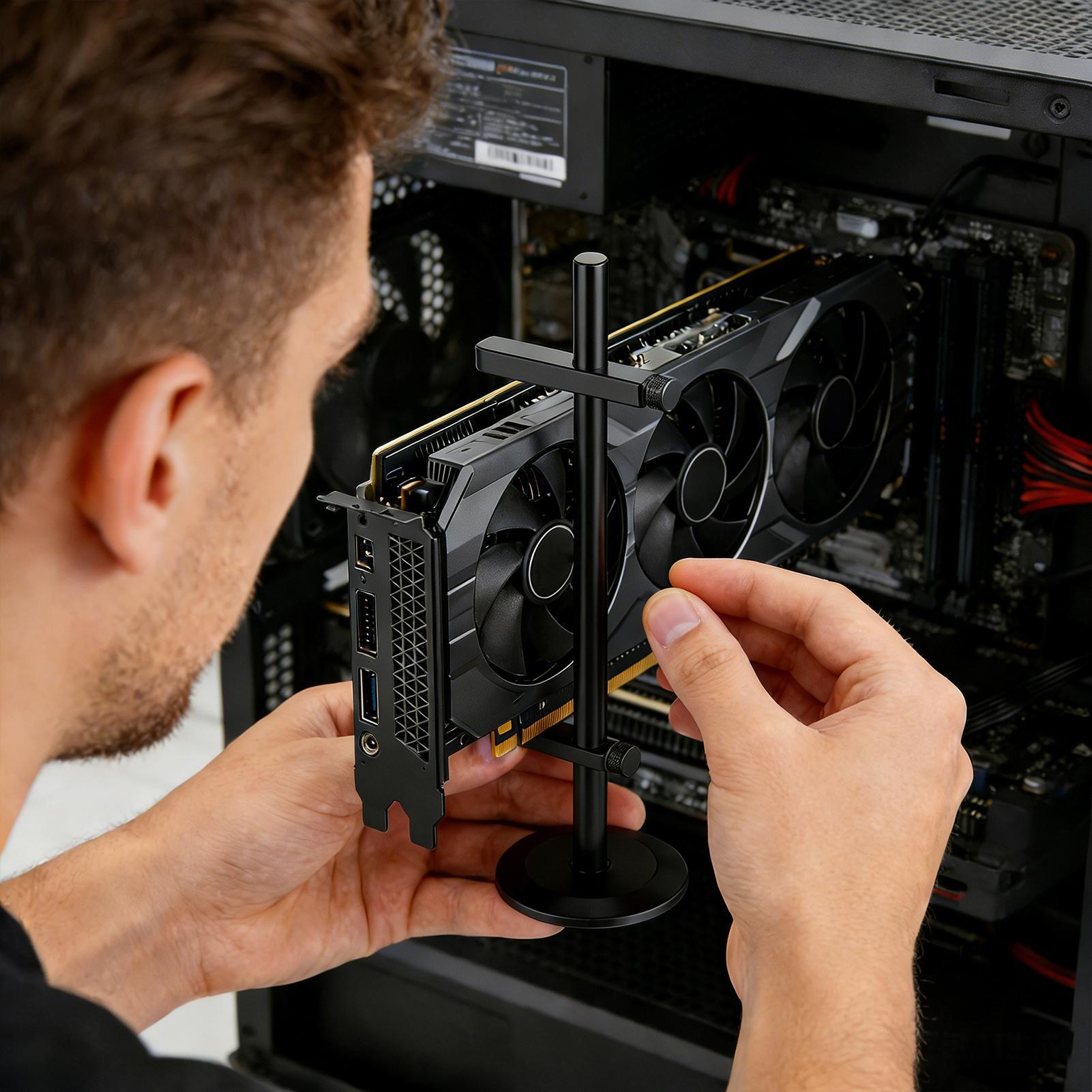 Graphics Card Support Bracket  - Desk Setup Videos 评论和价格