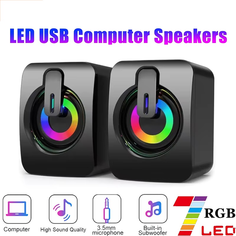 Computer Speakers HiFi Stereo  - Desk Setup Speakers 评论和价格
